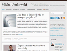 Tablet Screenshot of jankowskimichal.pl